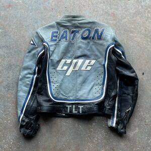 Vintage 70s Mens ADVANCED DESIGN LEATHERS Tom Eaton Motorcycle Leather Jacket